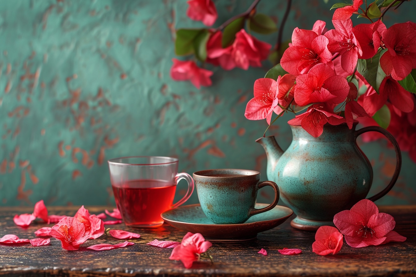 nature morte supprimez les composantes rouge et verte de cette image