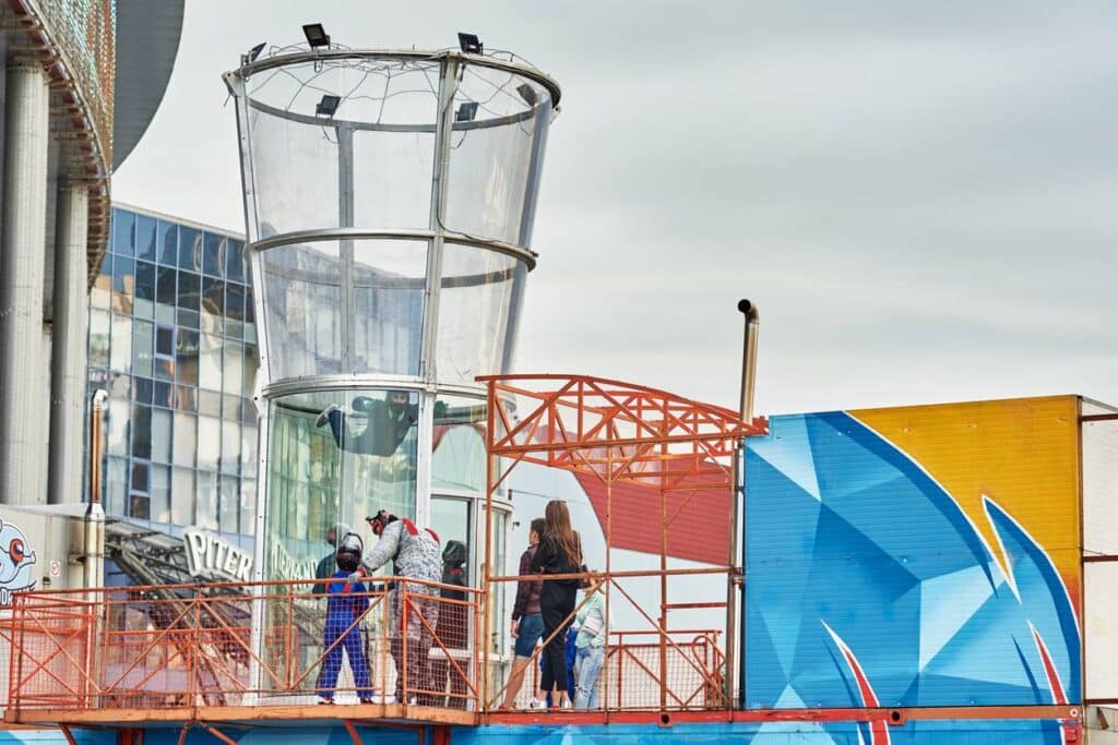 simulateur de chute libre