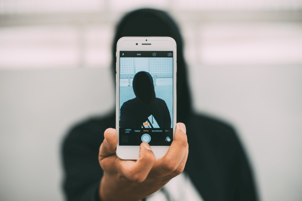 une personne anonyme sur internet