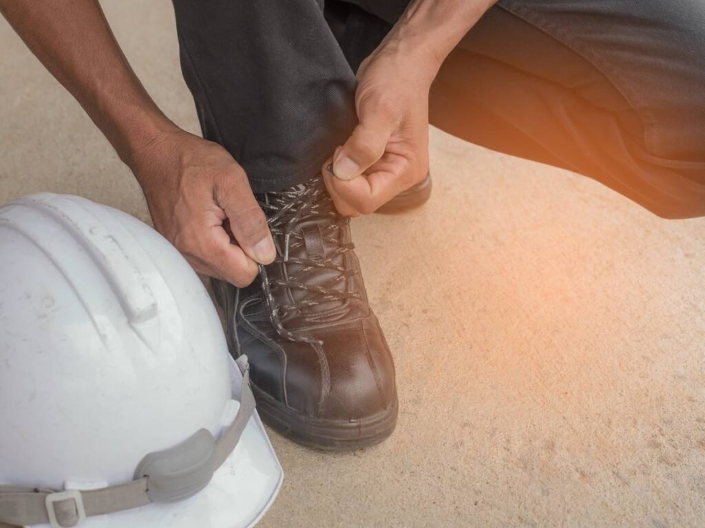chaussures de sécurité pour chaque type de chantier