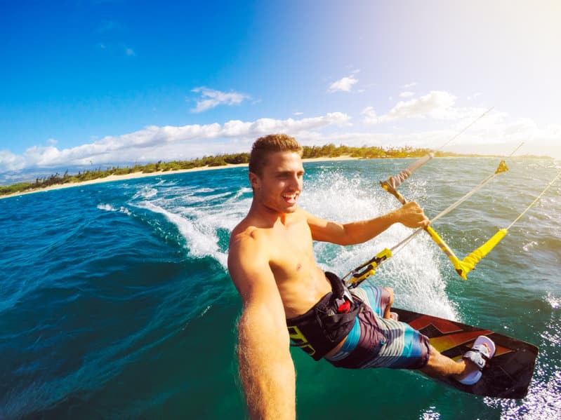 kiteboarding