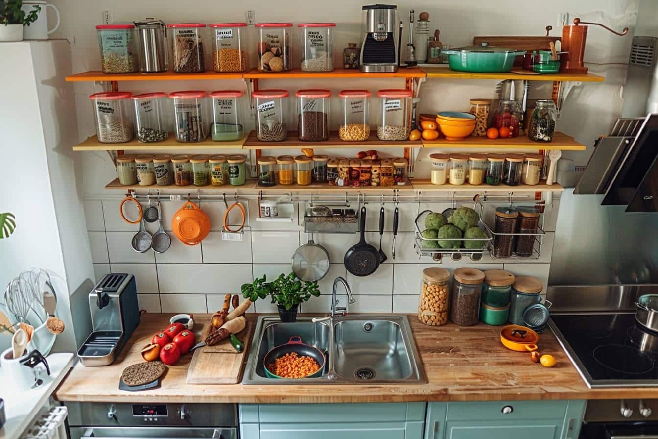 Les meilleurs hacks pour optimiser le rangement dans une petite cuisine