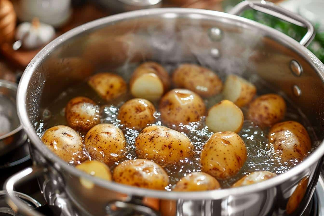 Temps de cuisson des pommes de terre à l’eau : les étapes pour un résultat parfait