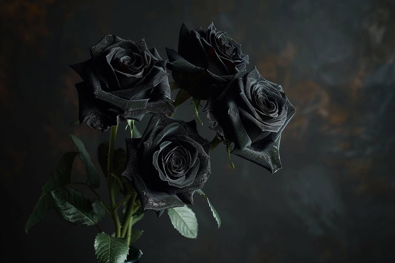 Signification des roses noires : symbolisme et interprétations modernes